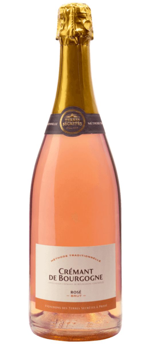 Crémant de Bourgogne AOC Rosé Brut Terres Secretes