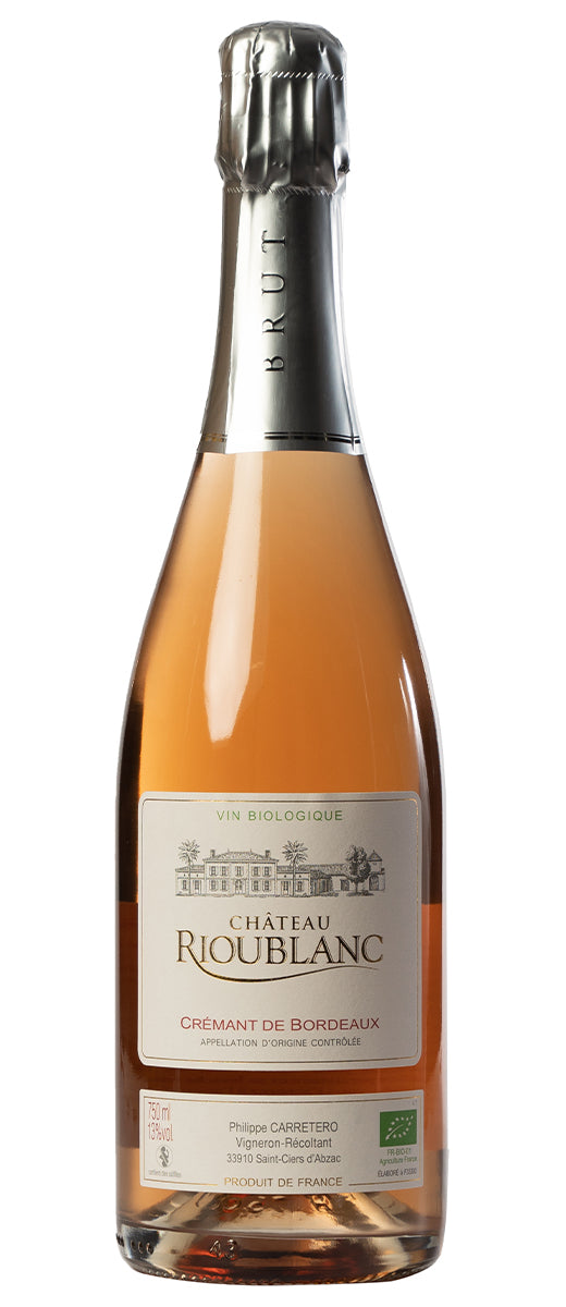 Crémant de Bordeaux Rosè Nature Chateau Rioublanc
