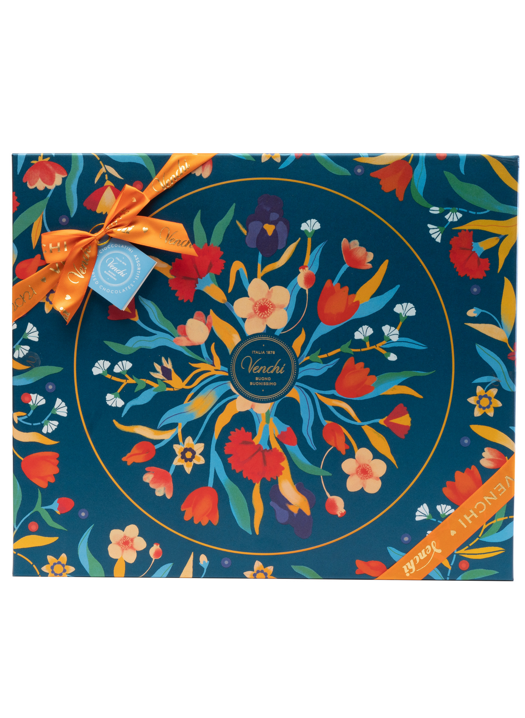 Scatola regalo "Barocco" con cioccolatini assortiti 460g Venchi