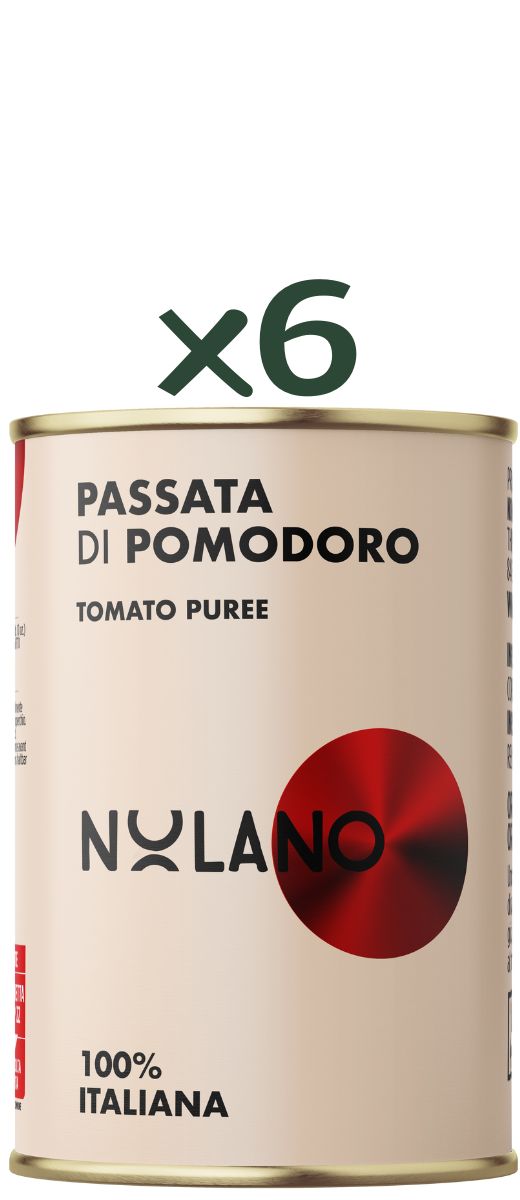 Passata di Pomodoro in Latta 400g Nolano (Confezione da 6)