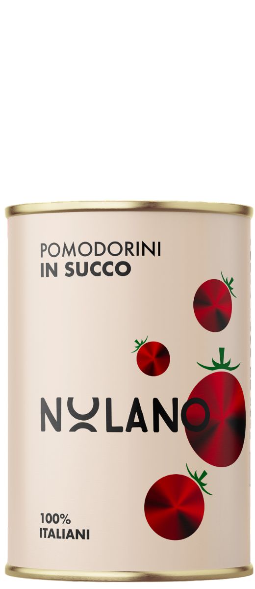 Pomodorini in Succo in Latta 400g Nolano