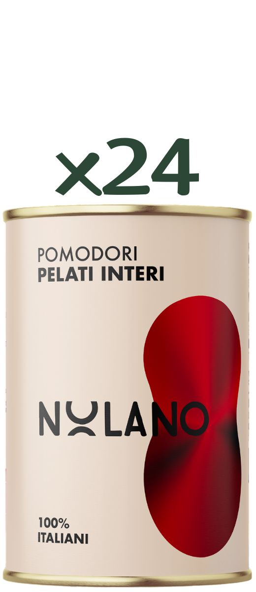 Pomodori Pelati interi in Latta 400gr Nolano (Confezione da 24)