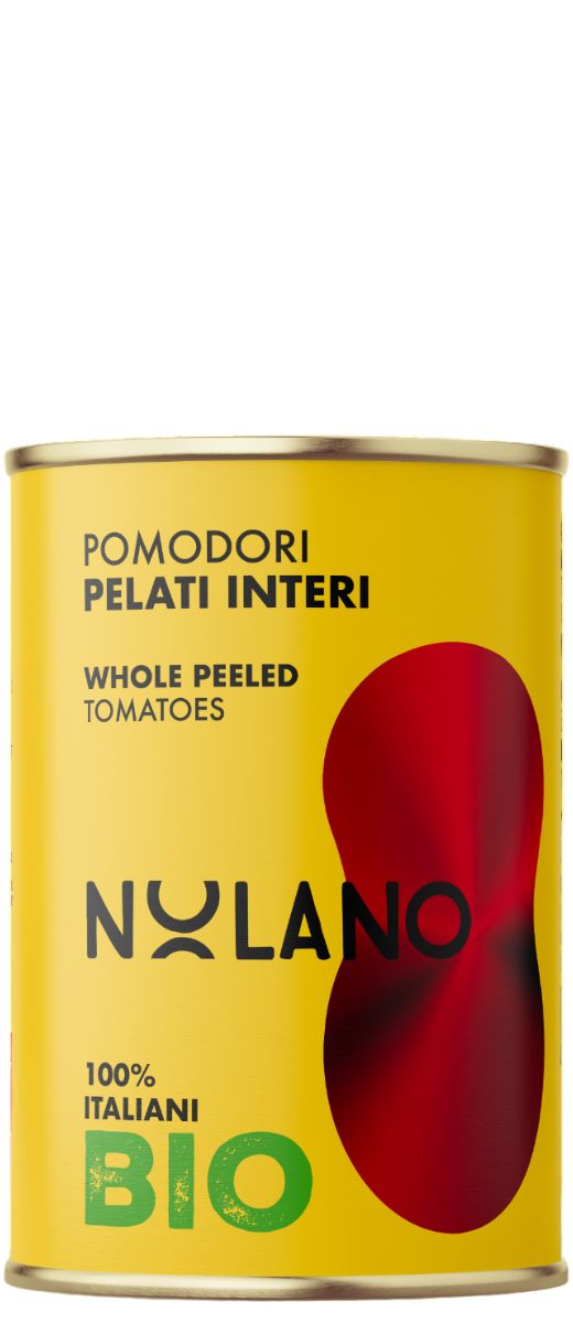 Pomodori Pelati interi BIO in Latta 400g Nolano