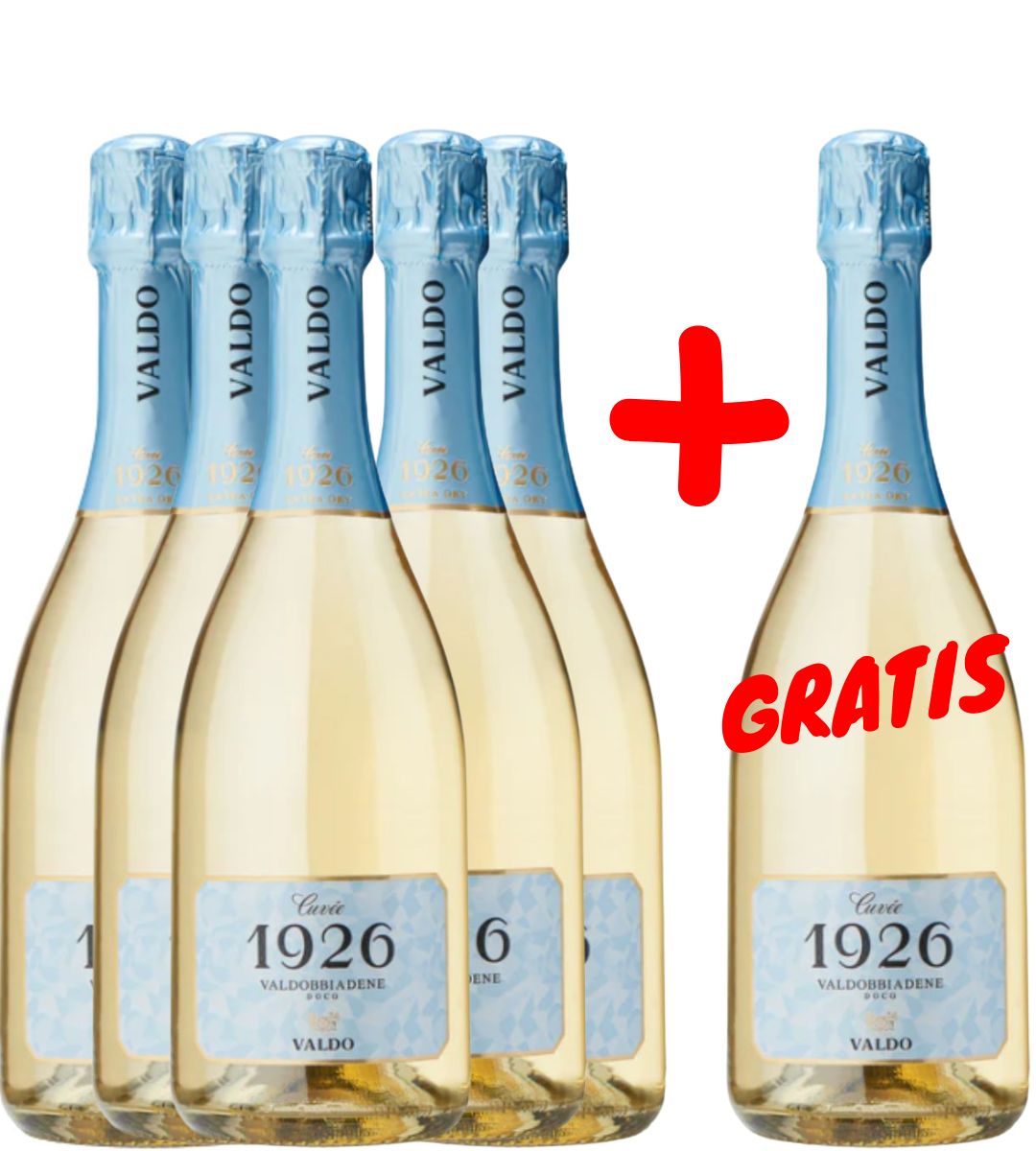 Box Promo "Prosecco 1926" Valdo 5+1