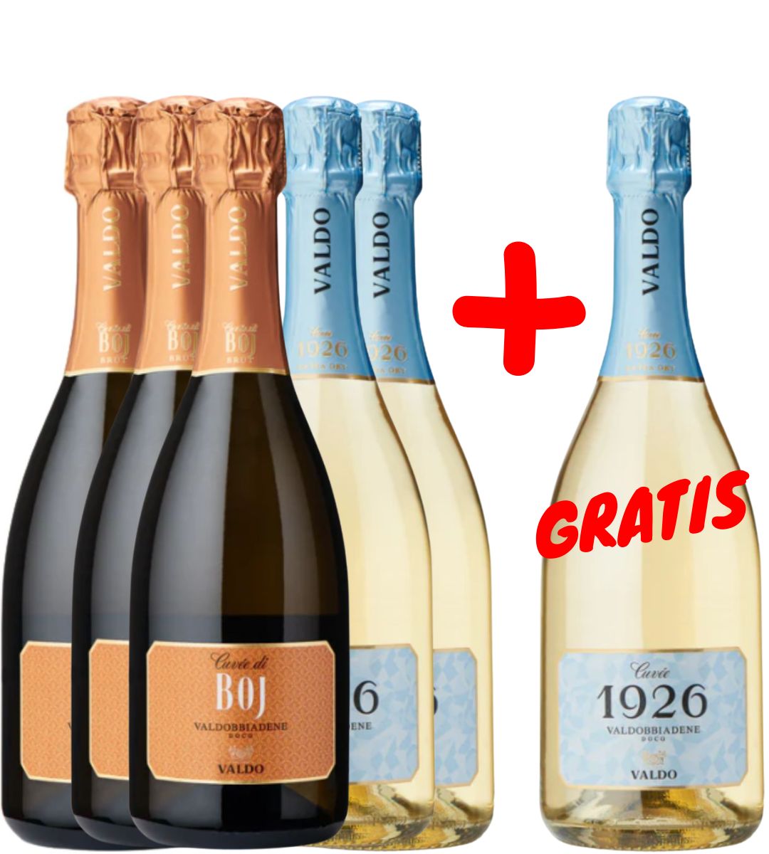 Box Promo "Prosecco" Valdo 5+1