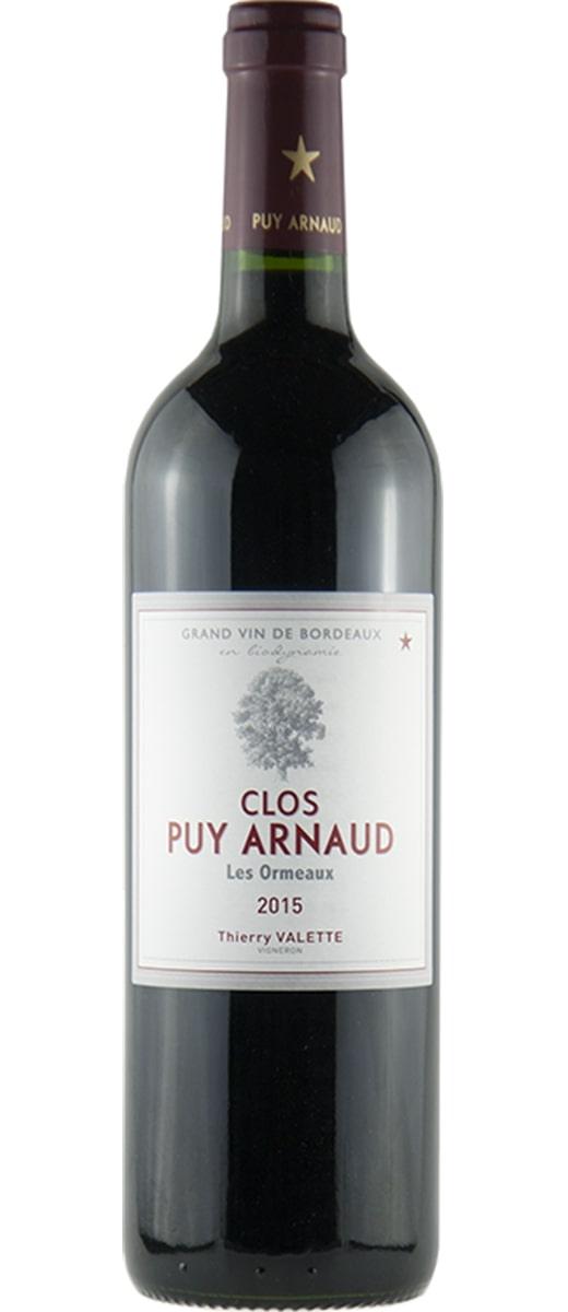 "Les Ormeaux" Castillon Cotes De Bordeaux 2015 Clos Puy Arnaud