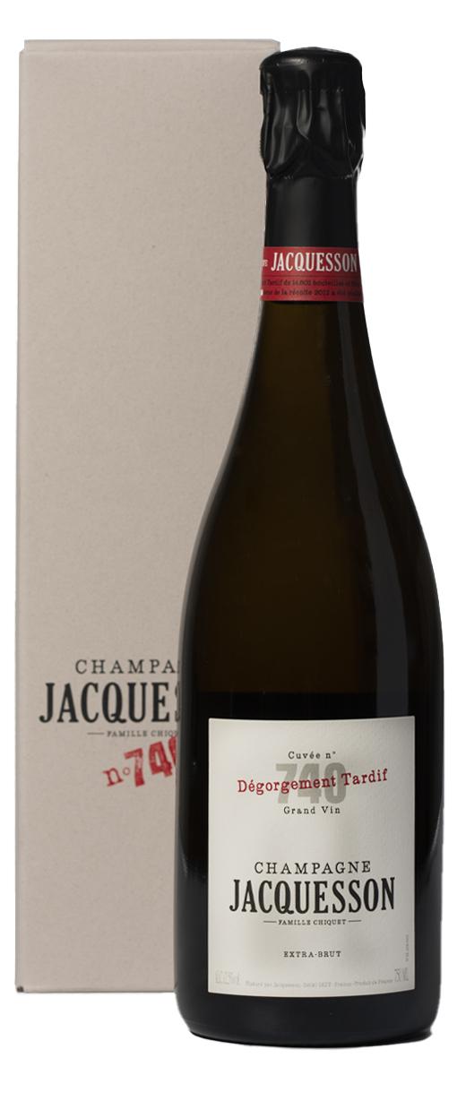 "Cuvée n. 740" Champagne Dégorgement Tardif Jacquesson Astuccio