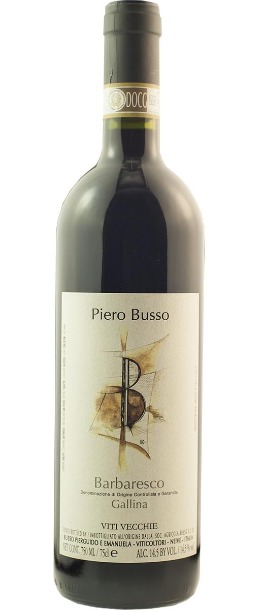Barbaresco "Gallina Vecchie viti" DOCG 2015 Piero Busso